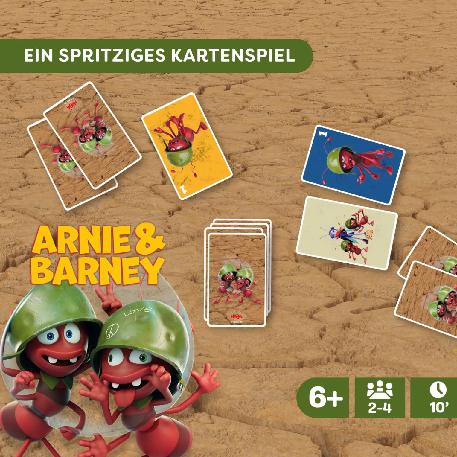 Arnie & Barney - Drop or Stop?!, Kartenglücksspiel, ab 6 Jahren