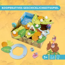 Auweia, Frau Geier!, kooperatives Geschicklichkeitsspiel, ab 3 Jahren