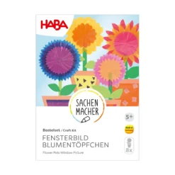 Bastelset – Fensterbild Blumentöpfchen