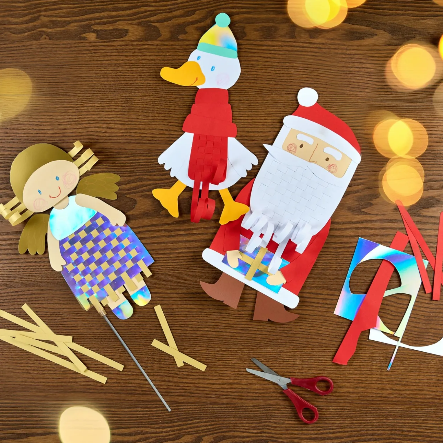 Bastelset – Papier-Flechten Weihnachten