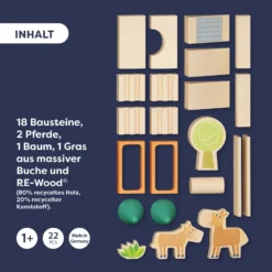 Bausteinwelt, My 1st Block World – Ponyhof Paula, ab 1 Jahr