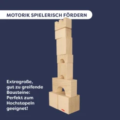 Bausteinwelt, My 1st Block World – extra viele Bausteine, 62 Steine