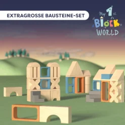 Bausteinwelt, My 1st Block World – extra große Bausteine, 42 Steine