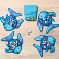 Der Regenbogenfisch – Glitzer-Bingo, Farbenspiel, ab 3 Jahren