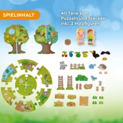 3D-Puzzle-Spielwelt Obstgarten