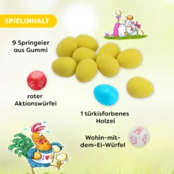 Eiertanz, Geschicklichkeitsspiel, ab 5 Jahren