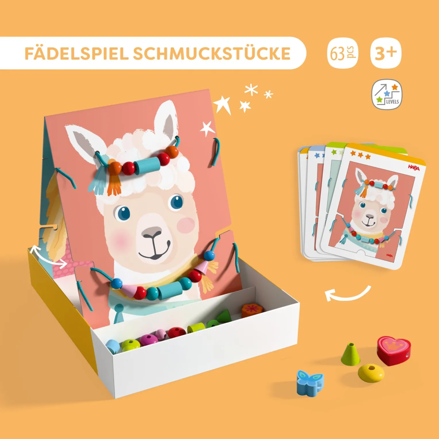 Fädelspiel Schmuckstücke