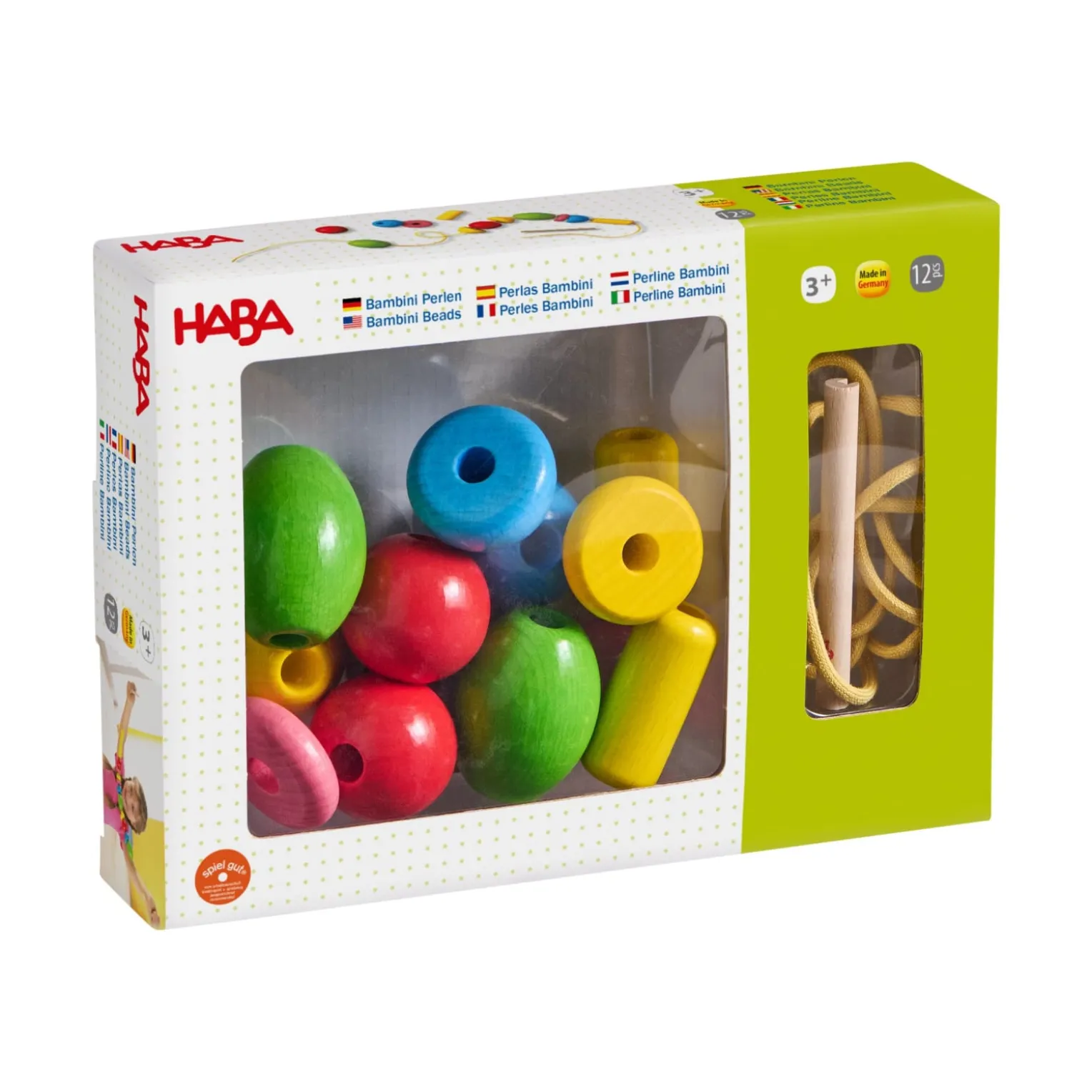 Fädelspielzeug Bambini Perlen