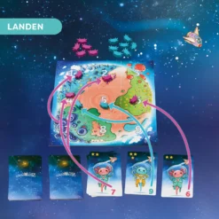 Galaxolotl - No Risk, No Stars!, Karten - und Brettspiel, ab 8 Jahren