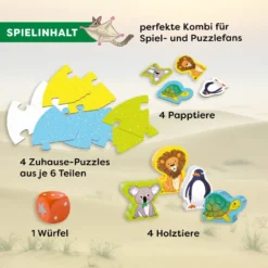 GAME MEETS PUZZLE – Wo leben Löwe & Co.?