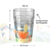 Glitzerbecher, Pinguin, Kinderbecher mit Schütteleffekt, BPA-frei