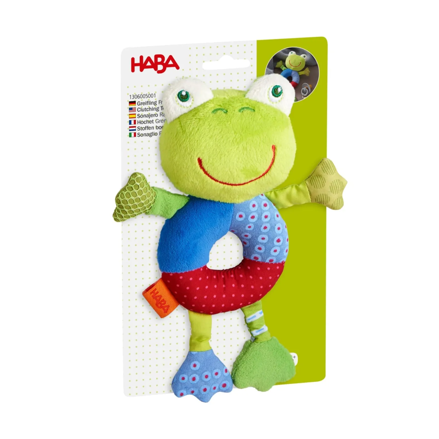 Greifling Frosch Fredi
