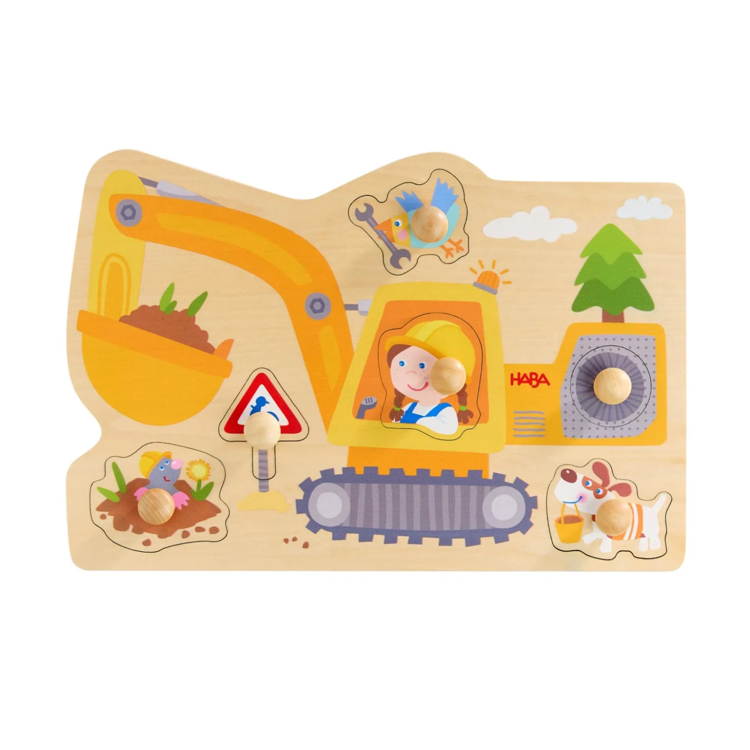 Greifpuzzle Bagger