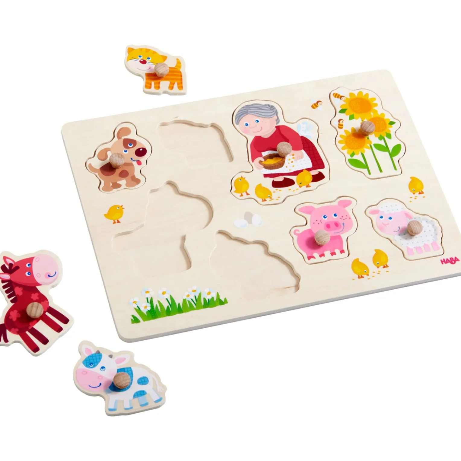 Greifpuzzle Oma Lenis Tiere