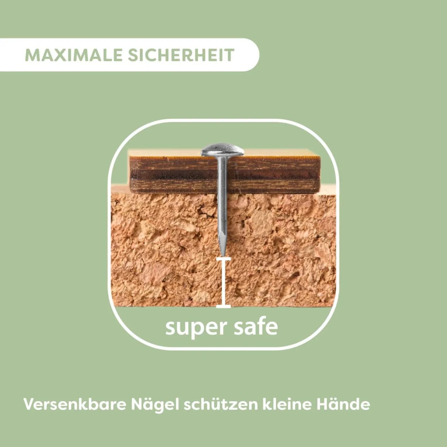 Hammer-Nagelspiel Bauernhof