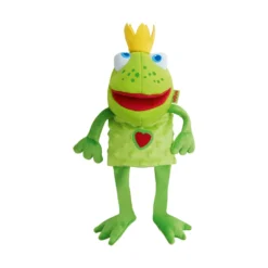 Handpuppe Froschkönig, 26 cm