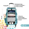 Kinder-Schranktrolley, 4 Rollen