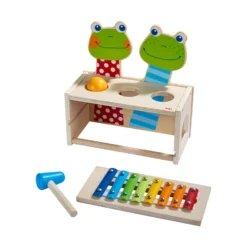Klang-Klopfbank Froschkonzert