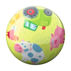 Kunststoffball Bauernhof Tiere, Ø 22 cm, Spielball ab 2 Jahren