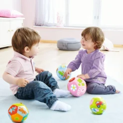 Kunststoffball Baustelle, Ø 14 cm, Spielball ab 2 Jahren