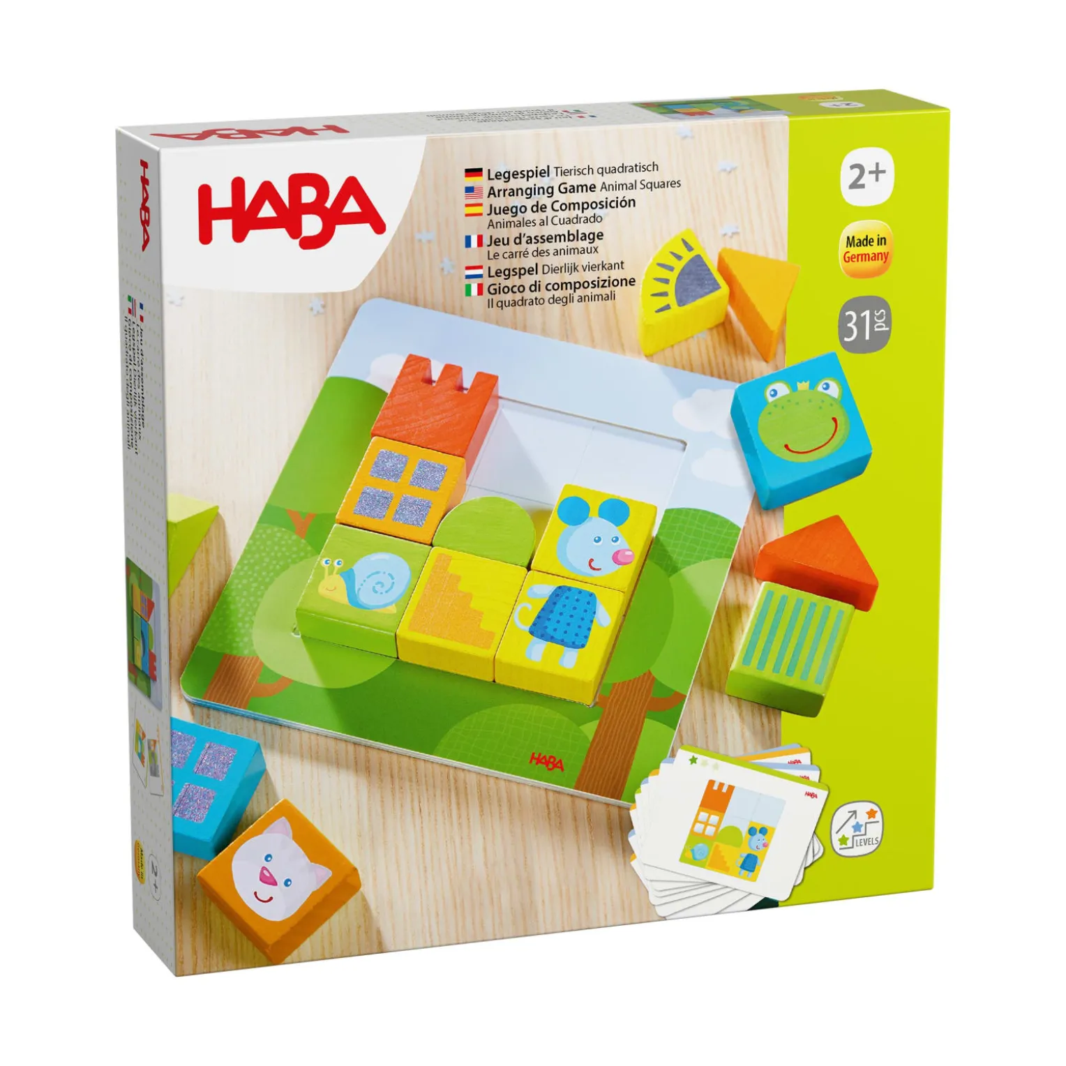 Legespiel Tierisch quadratisch