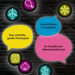Let’s talk NEON, Party-Spiel, ab 8 Jahren, gelb