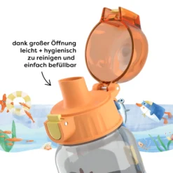 Lunch-Set Pinguin für Kinder, Pinguin-Brotdose & -Trinkflasche