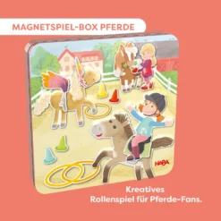Magnetspiel-Box Pferde