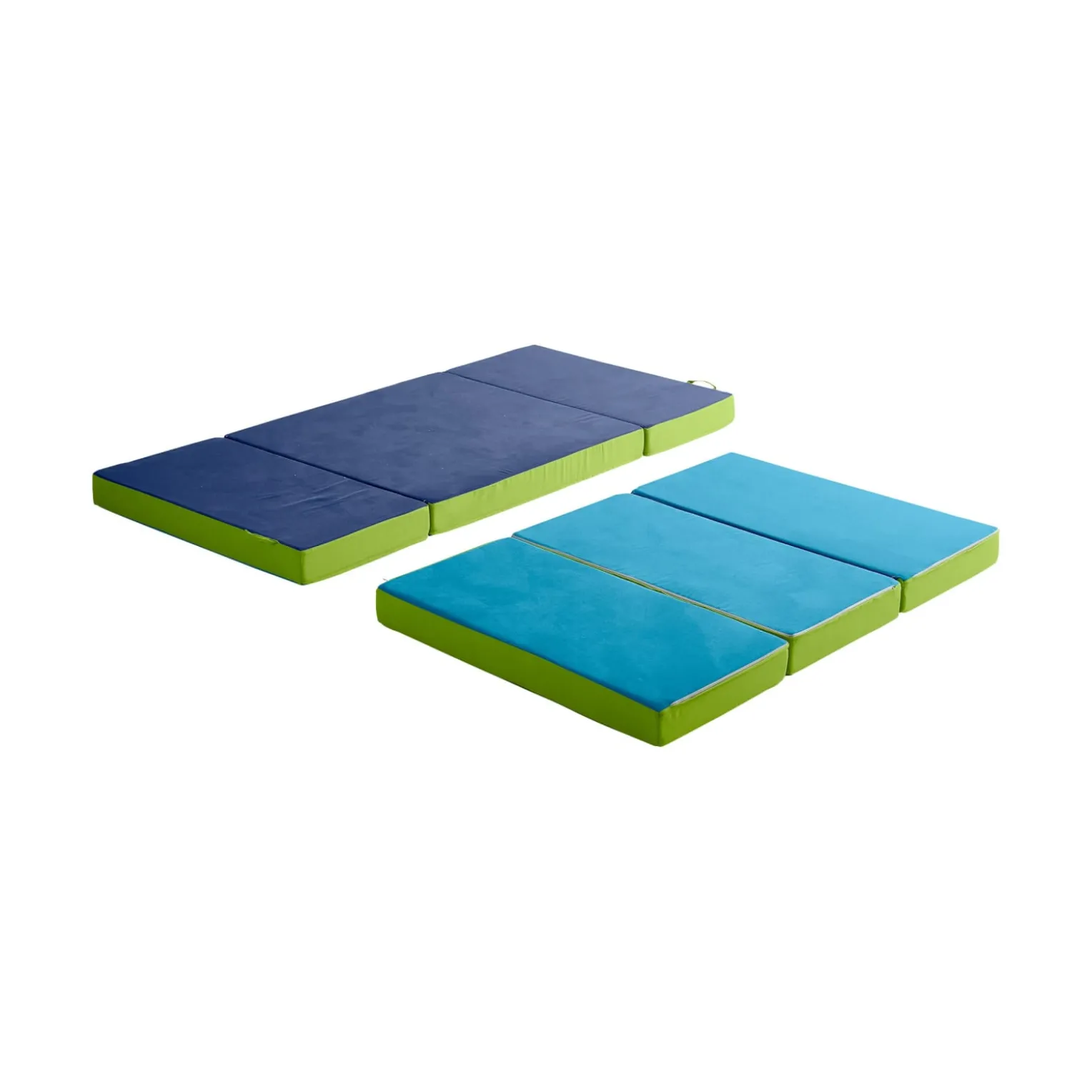 Matratzensofa, grün/blau