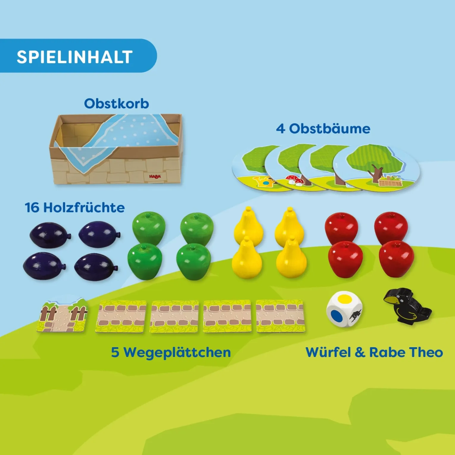 Meine ersten Spiele – Erster Obstgarten, Farbenspiel, ab 2 Jahren