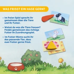 Meine ersten Spiele – Fütter mich!, Memo, Zuordungsspiel, ab 2 Jahren