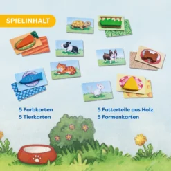 Meine ersten Spiele – Fütter mich!, Memo, Zuordungsspiel, ab 2 Jahren