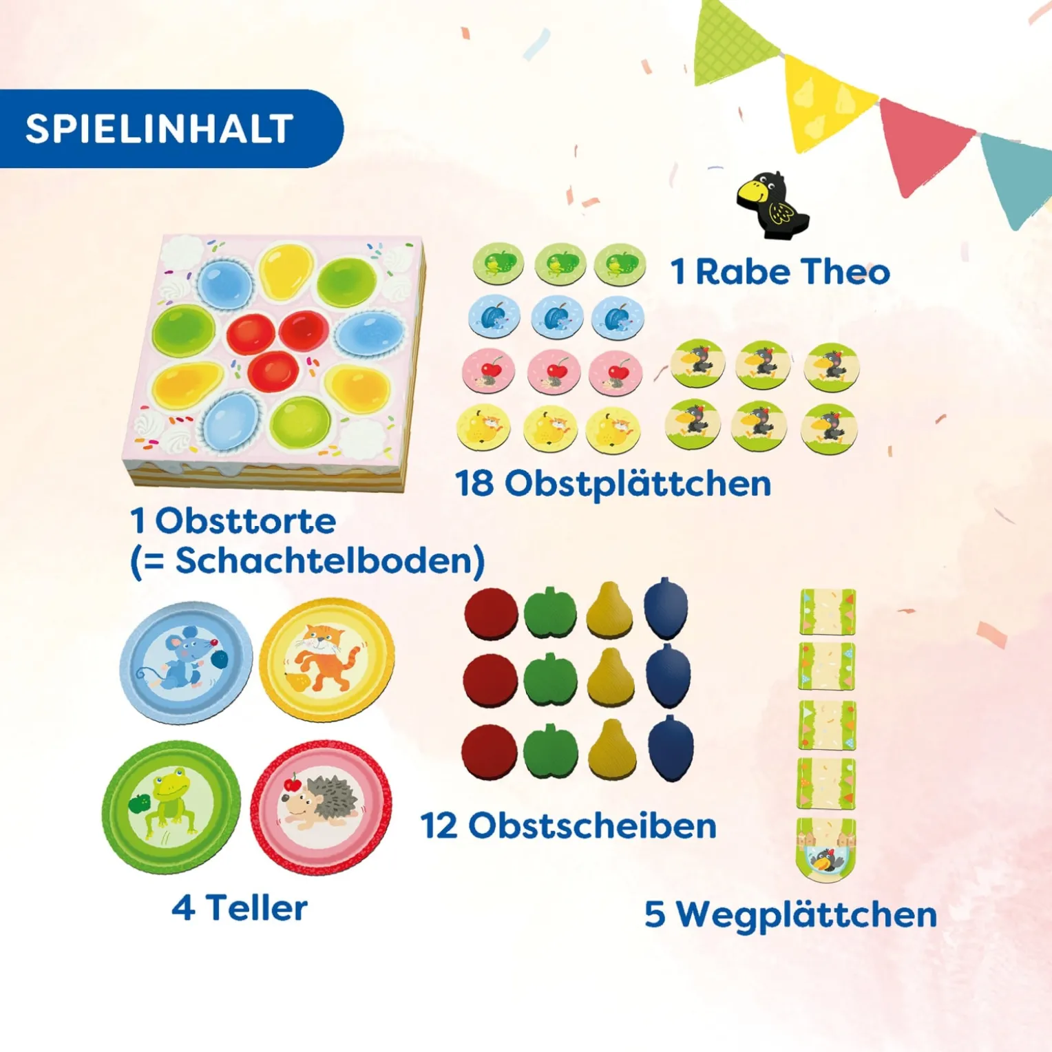 Meine ersten Spiele - Theos Torte, Bewegungsspiel, ab 2 Jahren