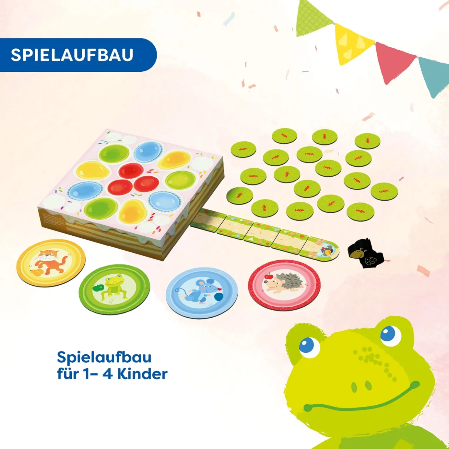 Meine ersten Spiele - Theos Torte, Bewegungsspiel, ab 2 Jahren