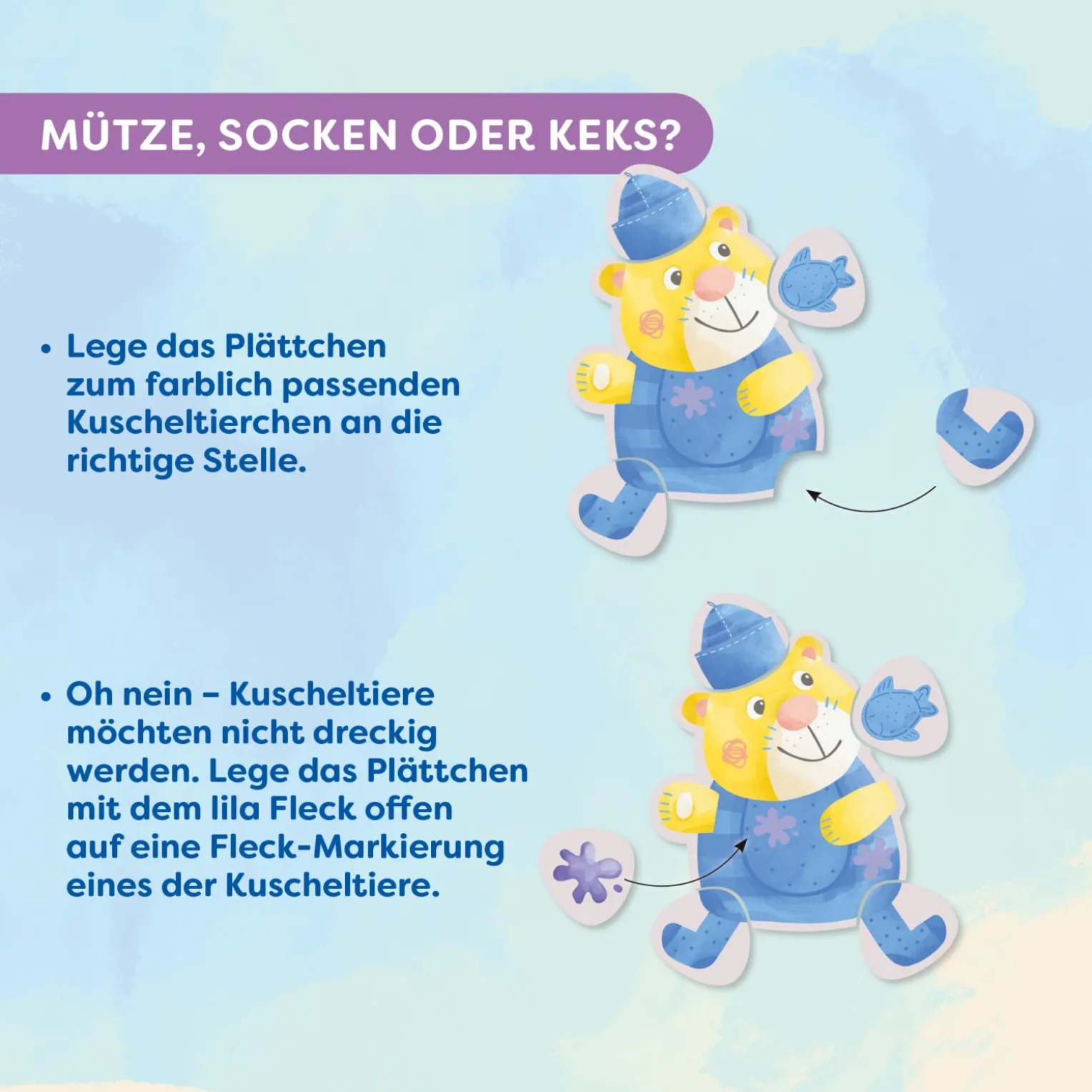 Meine ersten Spiele to go – Meins oder deins?, Zuordnungsspiel, ab 2 J