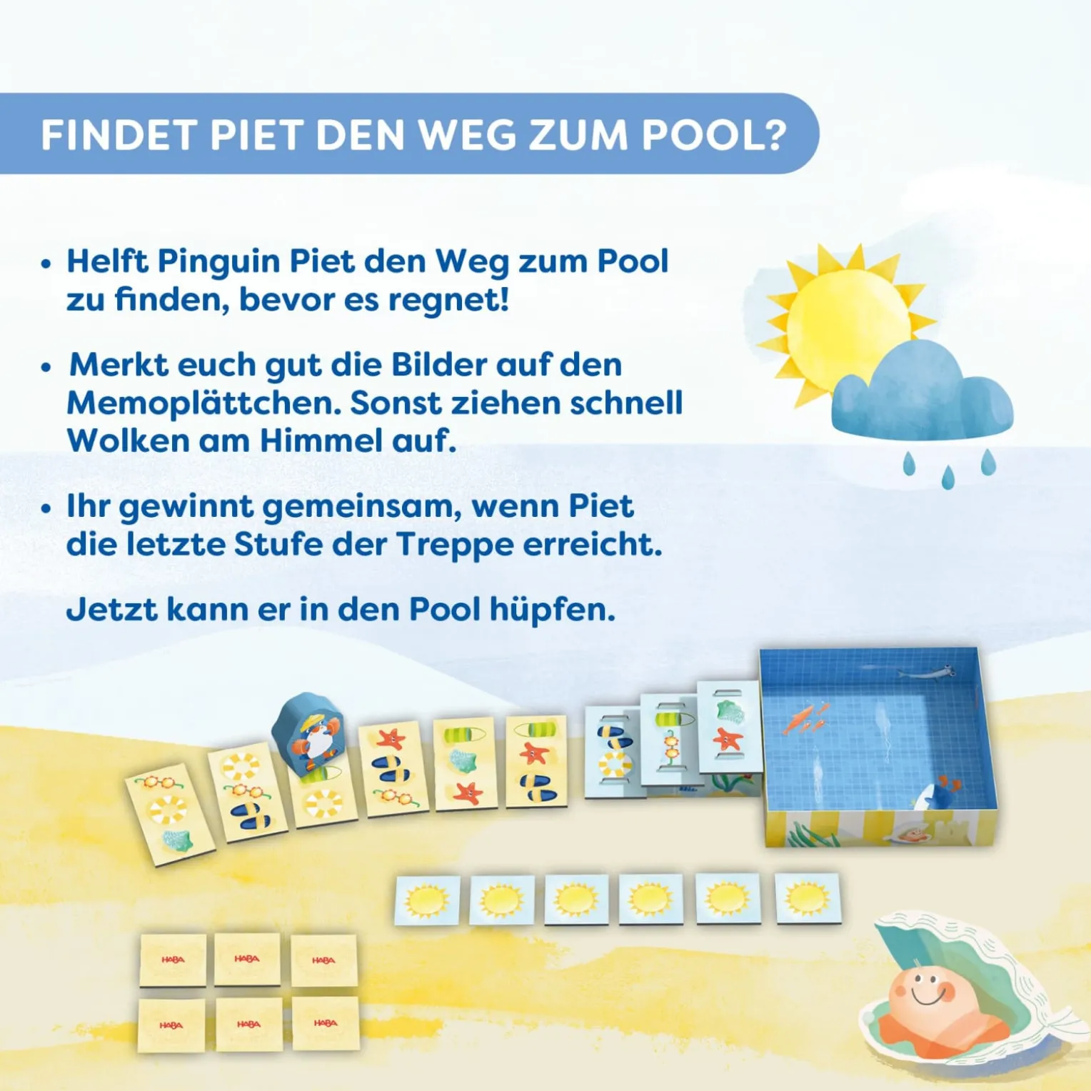 Meine ersten Spiele to go – Piet ahoi!, Memo-Spiel, ab 2 Jahren