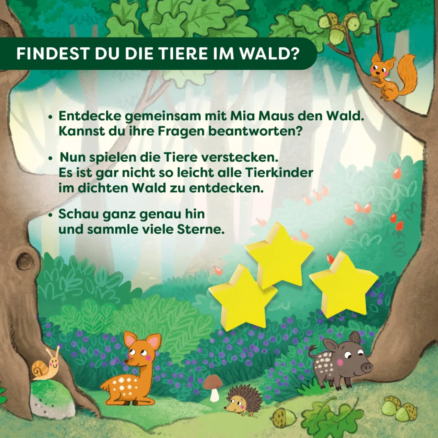 Meine ersten Spiele - Waldfreunde, Memo-Spiel, ab 2 Jahren
