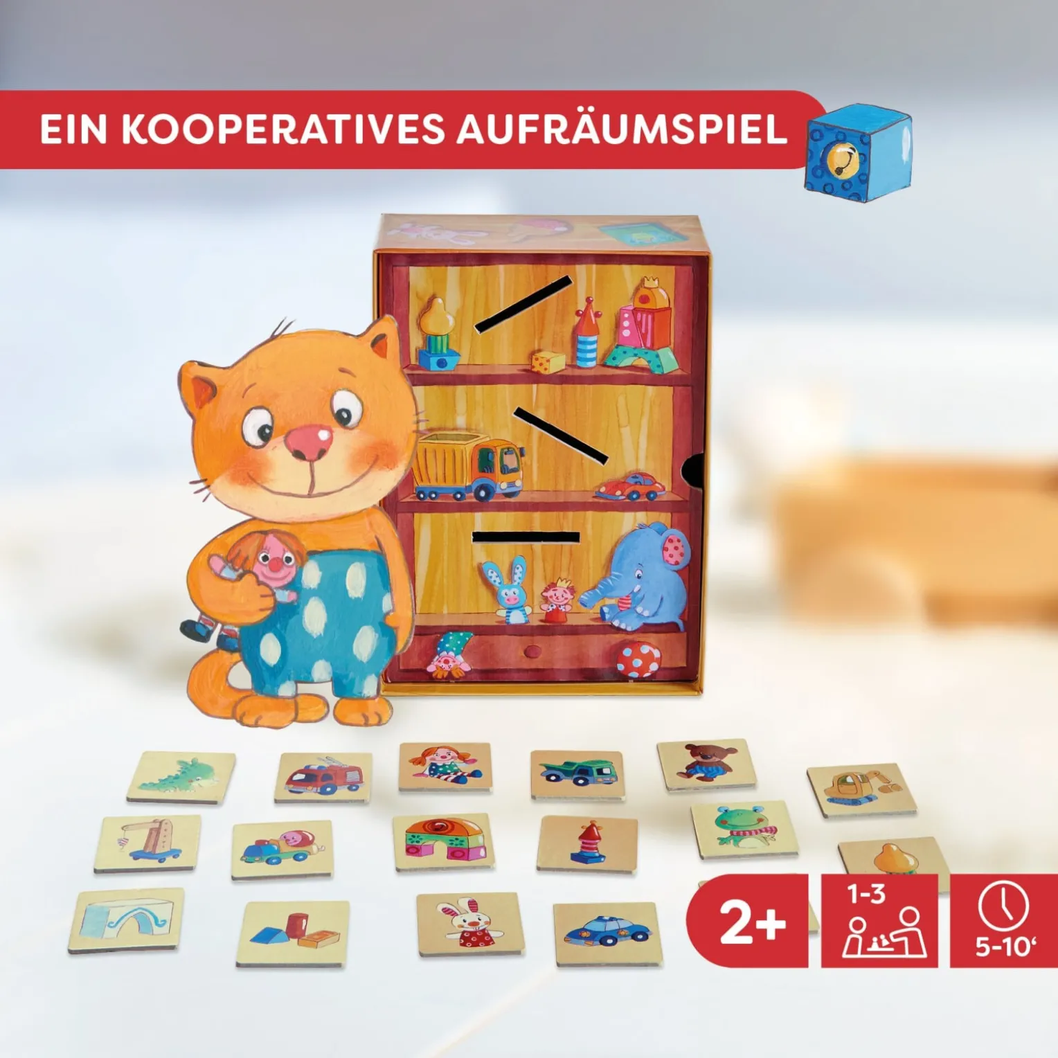 Meine ersten Spiele – Wir räumen auf, Zuordungsspiel, ab 2 Jahren