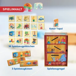 Meine ersten Spiele – Wir räumen auf, Zuordungsspiel, ab 2 Jahren