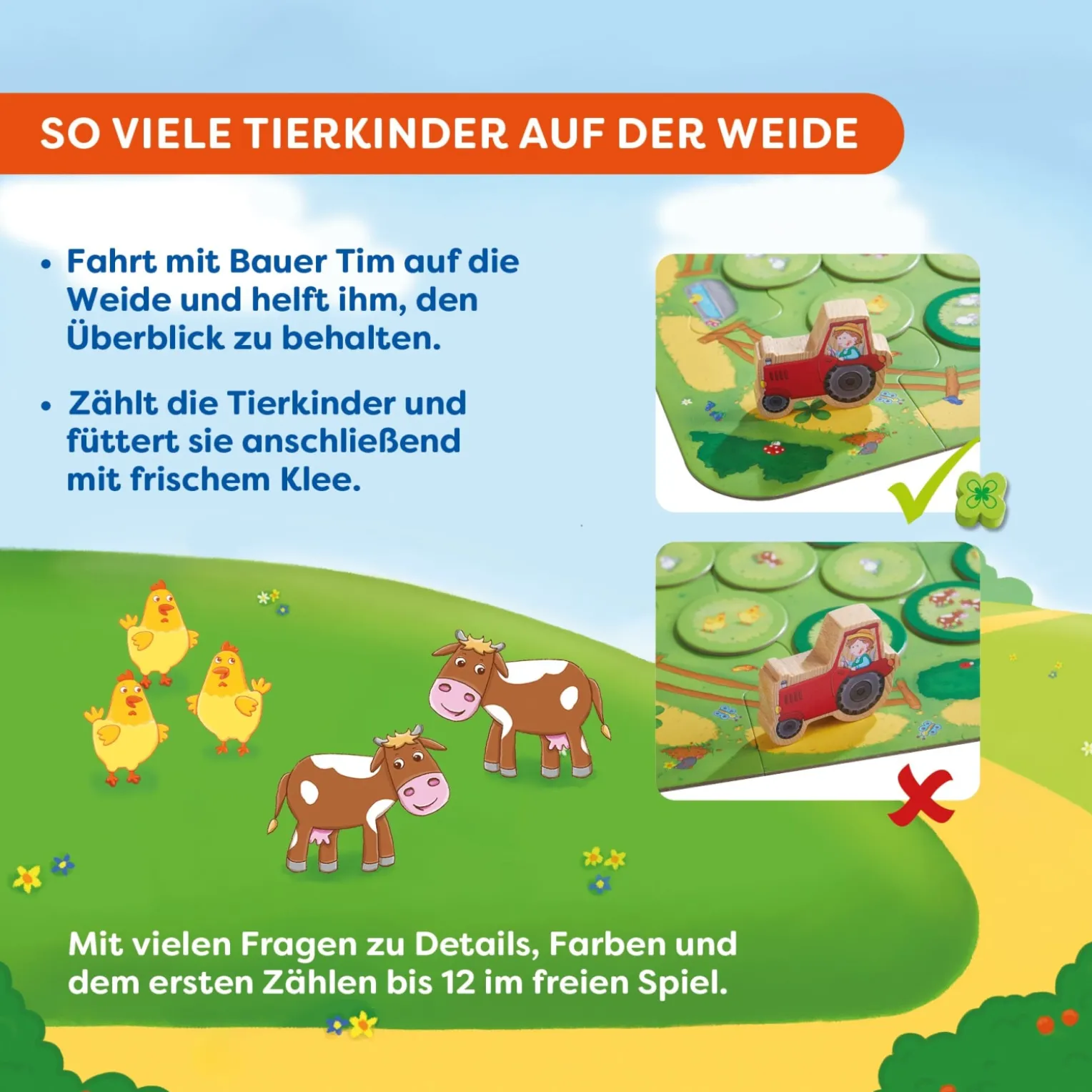 Meine ersten Spiele – Zähl mal!, Lernspiel Zahlen, ab 2 Jahren