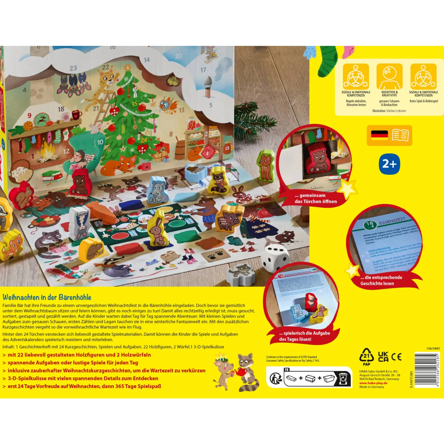 Mein erster Spiele - Adventskalender, ab 2 Jahren