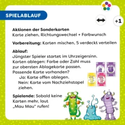 Monster MAU MAU, Kartenspiel ab 4 Jahren