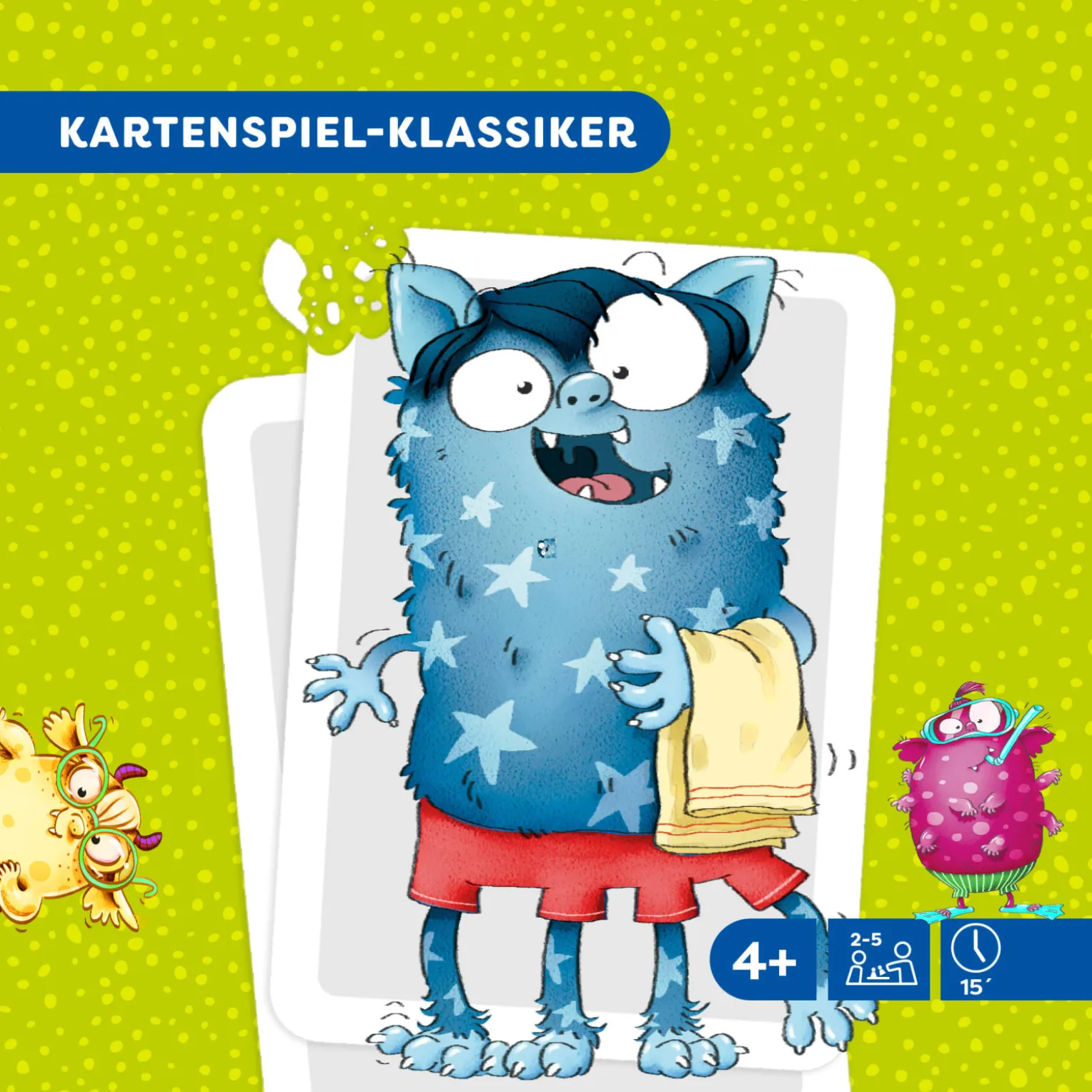 Monster MAU MAU, Kartenspiel ab 4 Jahren