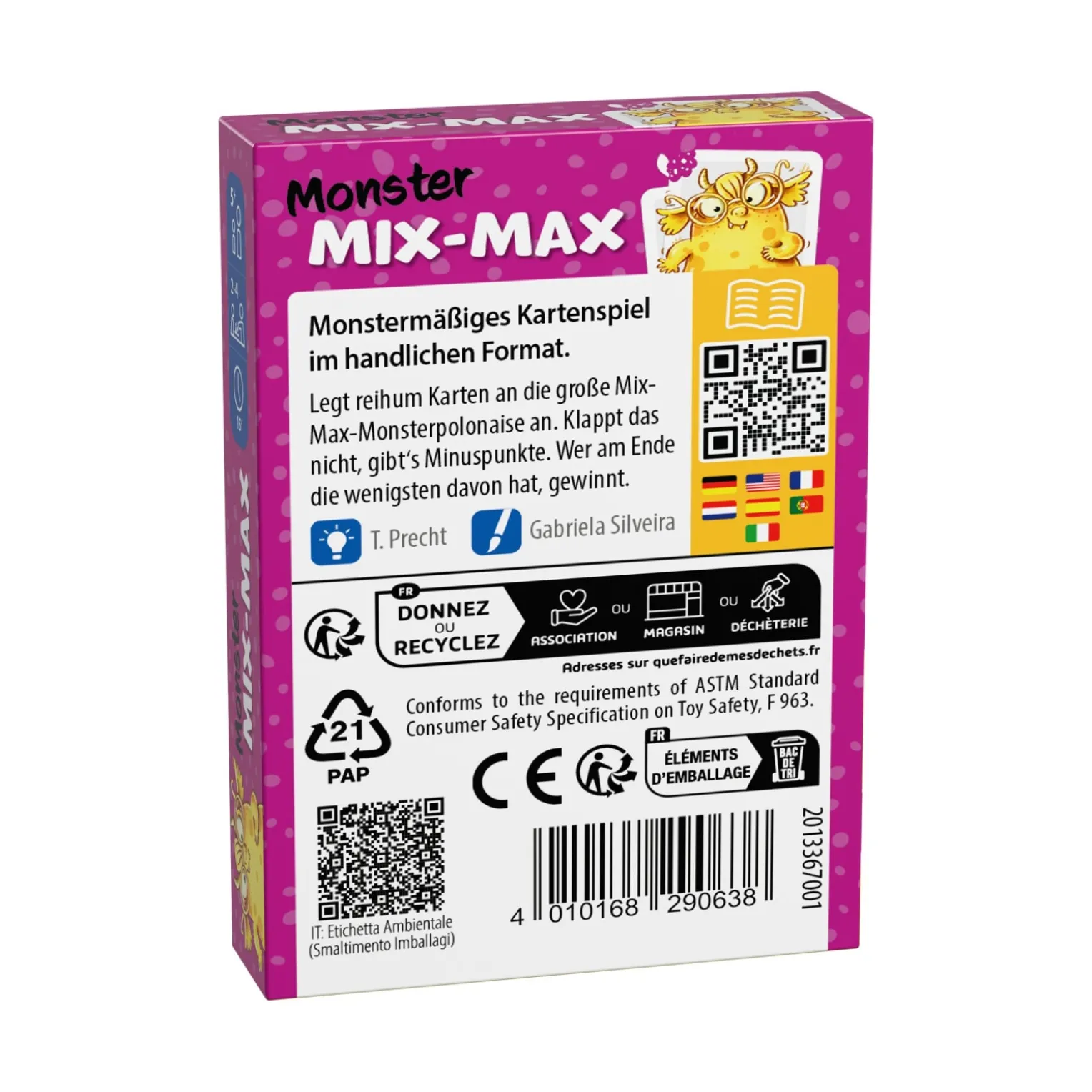Monster MIX-MAX, Kartenspiel ab 5 Jahren