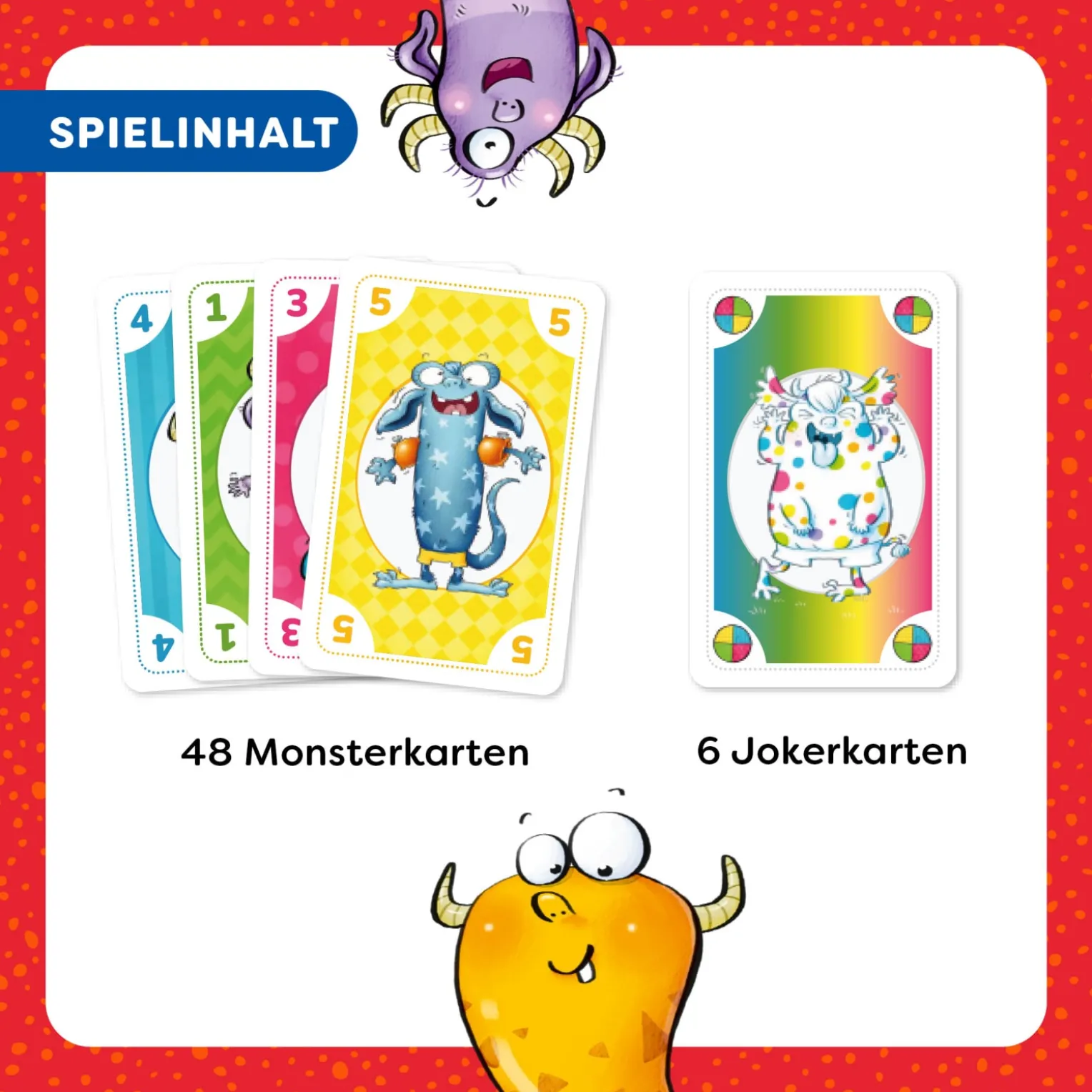 Monster ROMMÉ, Kartenspiel ab 6 Jahren