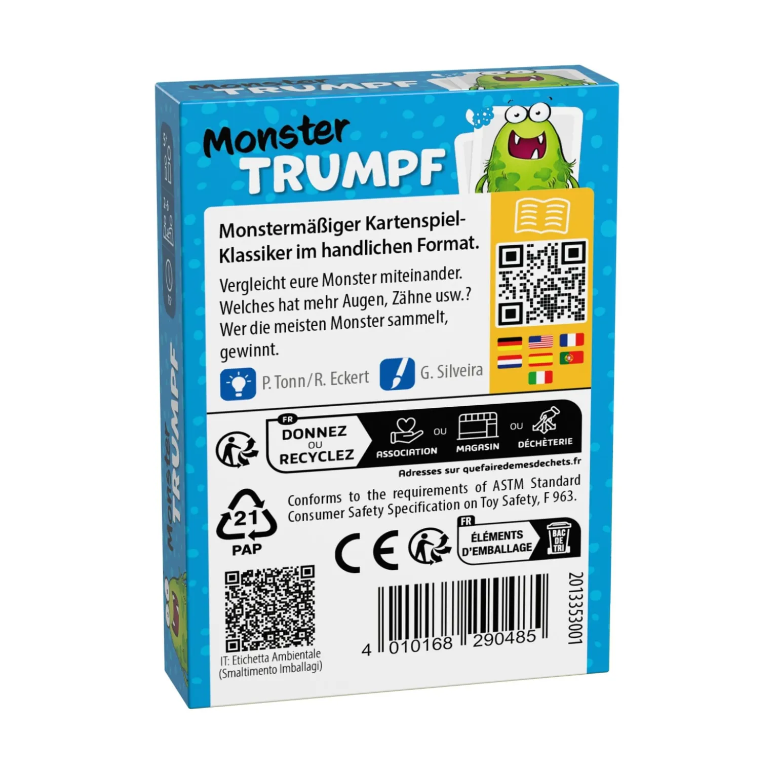 Monster TRUMPF, Kartenspiel ab 5 Jahren