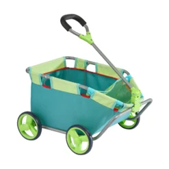 Puppen-Bollerwagen – Türkis