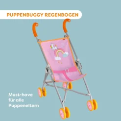 Puppenbuggy Regenbogen