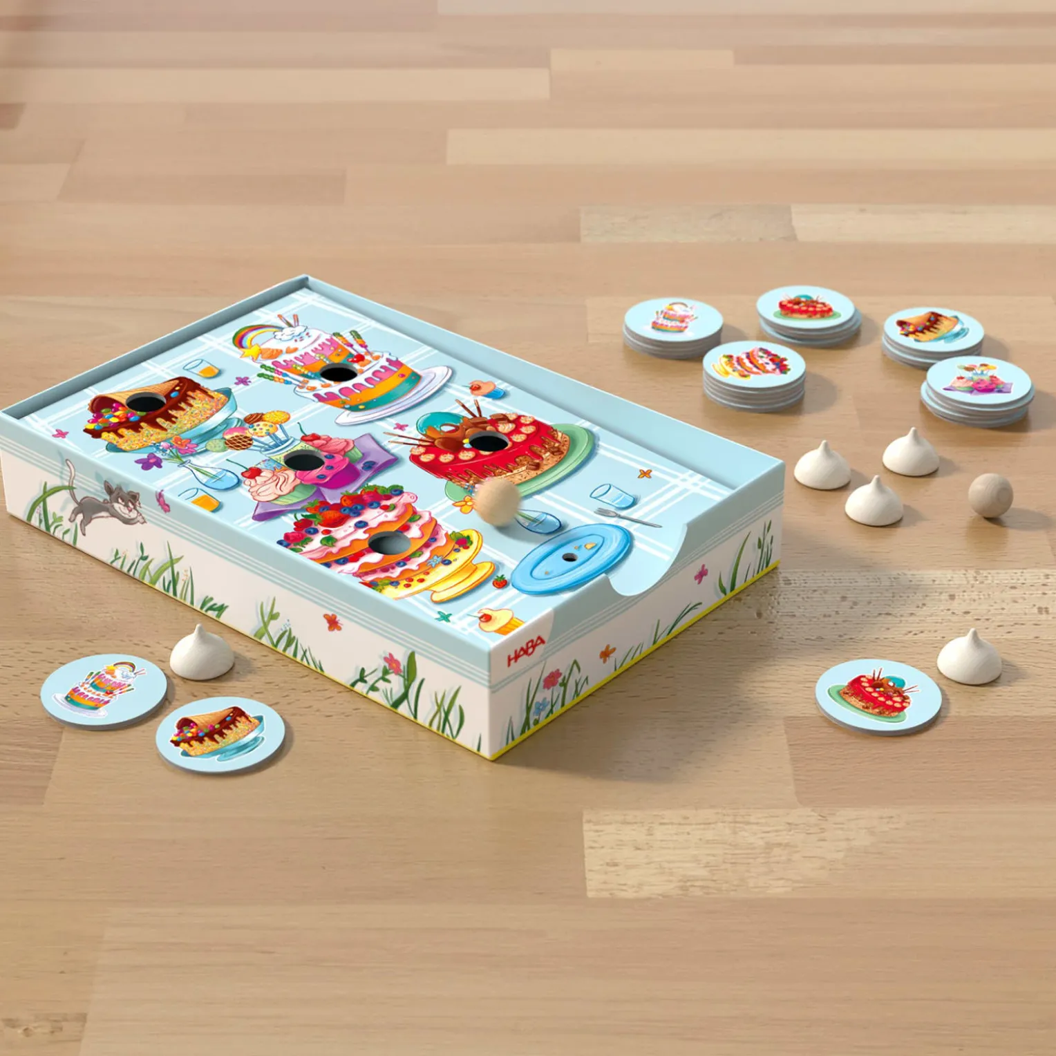 Pustekuchen, atemloses Geschicklichkeitsspiel, ab 4 Jahren