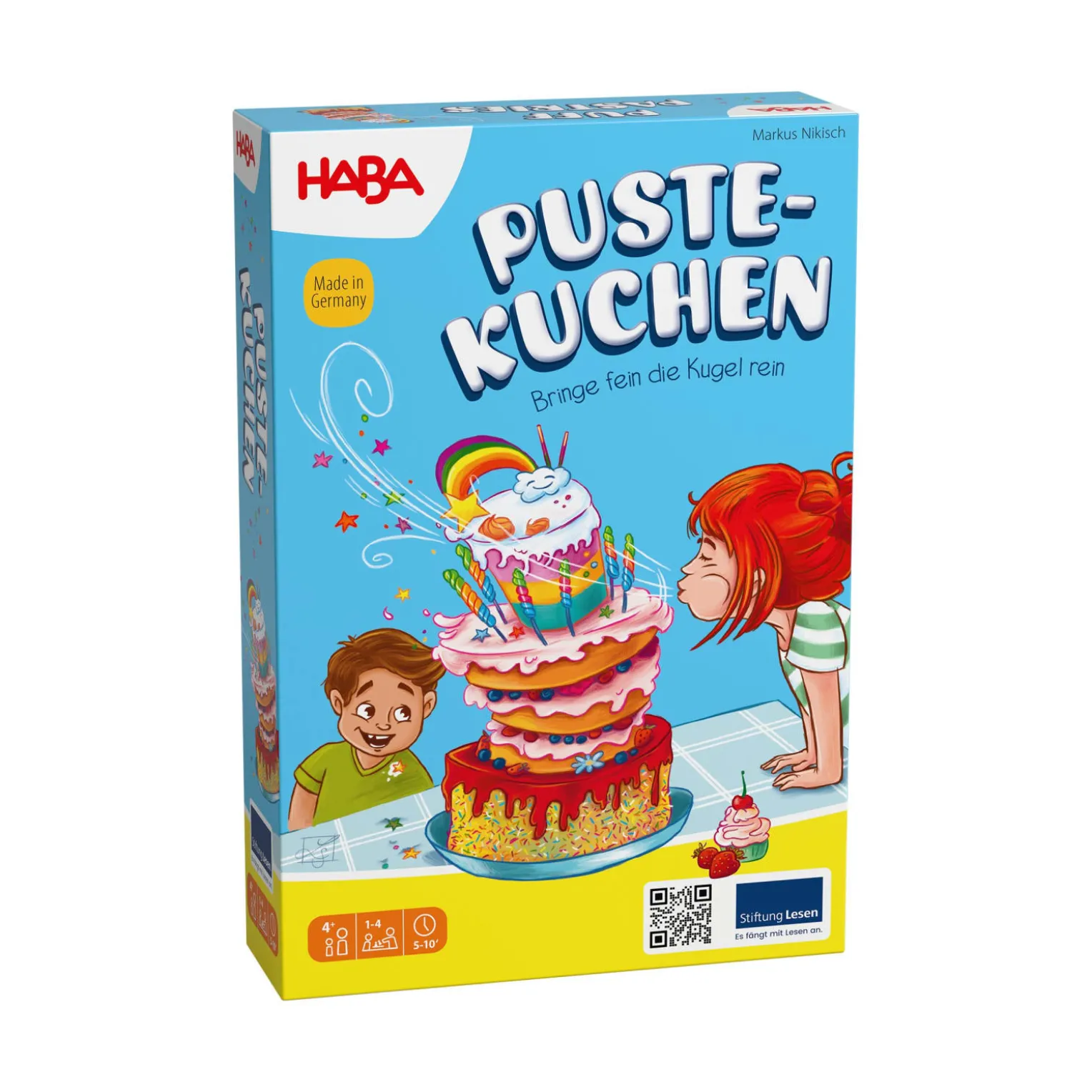 Pustekuchen, atemloses Geschicklichkeitsspiel, ab 4 Jahren